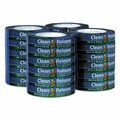 Shurtech Brands Duck, CLEAN RELEASE PAINTER'S TAPE, 3in CORE, 0.94in X 60 YDS, BLUE, 24PK 284371